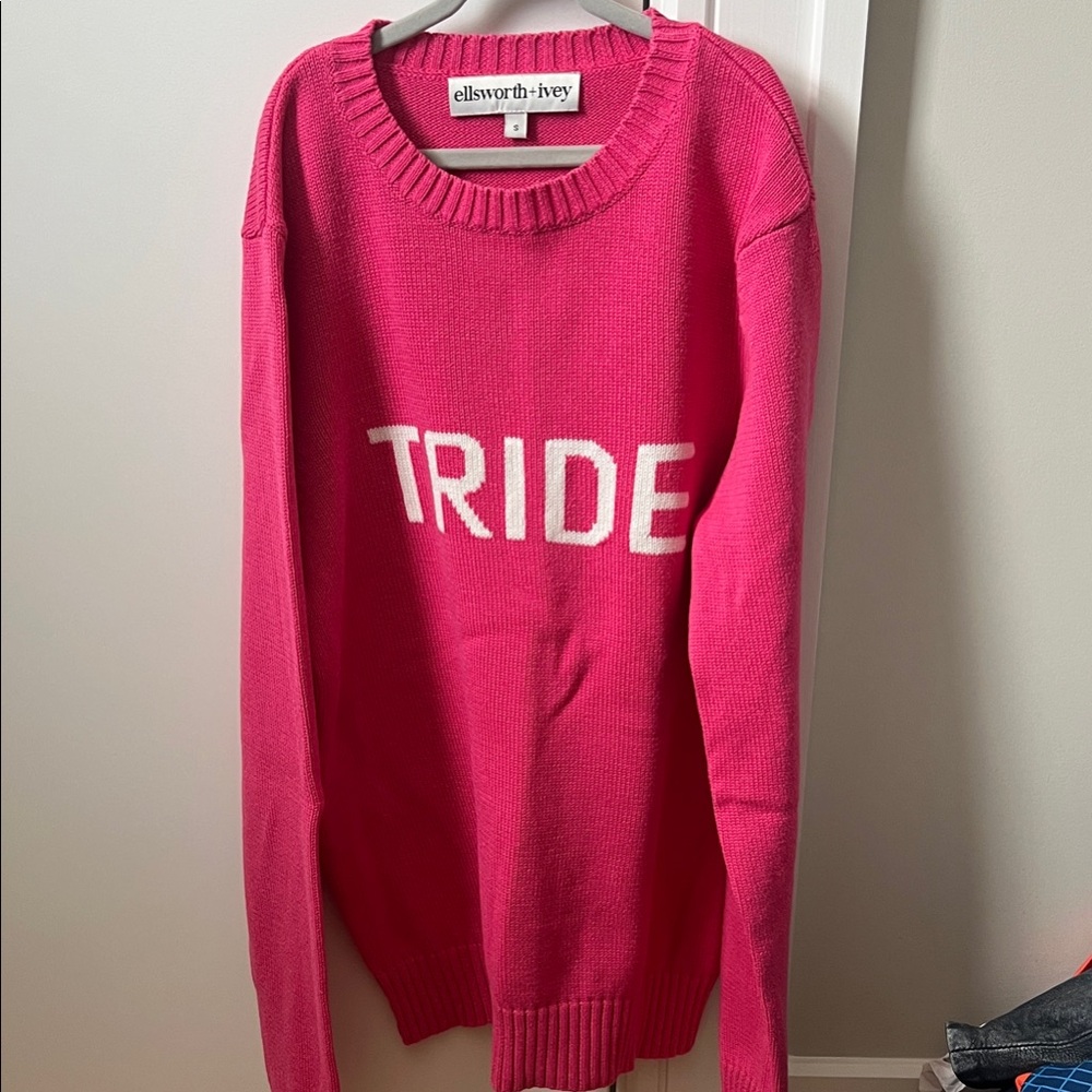 Ellsworth + Ivey “Tride” Telluride Sweater Pink Small